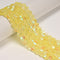 Yellow Mystic Mermaid Glass Matte Round Beads Size 6mm 8mm 10mm 15.5" Strand