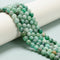 Natural Genuine Emerald Smooth Round Beads Size 6mm 15.5'' Strand