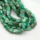 Natural Chrysoprase Nugget Chunk Beads Size Approx 15x20mm 15.5" Strand