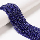 High Quality Natural Sodalite Faceted Rondelle Beads Size 1.5x2mm 15.5'' Strand