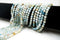 Natural Multi-Color Aquamarine Smooth Round Beads Size 5mm 15.5'' Strand