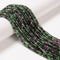 Natural AA Ruby Zoisite Faceted Round Beads Size 3mm 15.5" Strand