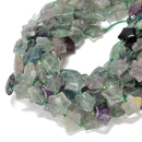 Natural Fluorite Five-pointed Star Shape Beads Size 15mm 15.5'' Strand