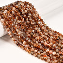 Natural Dark Citrine Smooth Round Beads Size 6.5-7mm 7.5mm 15" Strand
