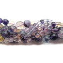 Natural Rainbow Fluorite Smooth Round Beads 5mm 6mm 7mm 8mm 10mm 15.5" Strand