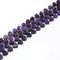 Natural Amethyst Heart Shape Beads Size 14-15mm x 15-17mm 15.5'' Strand