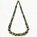 Natural Graduated Turquoise Irregular Rectangle Cube Beads Size 5-10mm 16'' Strd