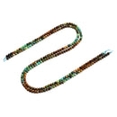 Natural Gradient Turquoise Faceted Round Beads Size 3.5mm 15.5" Strand