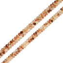 Natural Shell Smooth Round Beads Size 4mm 5mm 15'' Strand