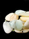 Natural Green Opal Irregular Teardrop Faceted Slice Size 20x30mm 15.5" Strand