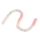 09 Gradient Multi-color Gemstone Faceted Cube Beads Size 6-7mm 15" Strand