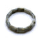 Labradorite Double Drill Elastic Bracelet Bead Size 13x18mm 7.5'' Length