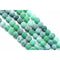 Green Fire Agate Crackled Matte Round Beads 4mm 6mm 8mm 10mm 12mm 15.5" Strand