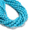 Blue Turquoise Flat Oval Beads 8x10mm 15.5" Strand