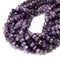 Natural Lepidolite Faceted Rondelle Beads Size 6x8mm 15.5'' Strand