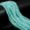 Natural Amazonite Faceted Square Cube Dice Beads 4mm 15.5" Strand