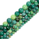 Natural Chrysoprase Smooth Round Beads 4mm 6mm 8mm 10mm 12mm 15.5" Strand