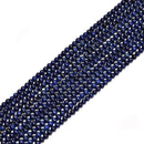 Lapis Lazuli Smooth Round Beads 2mm 3mm 4mm 5mm 15.5" Strand