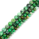 Natural Variscite Smooth Round Beads Size 6mm 8mm 10mm 15.5'' Strand