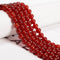 Carnelian Smooth Round Beads 4mm 6mm 8mm 10mm 12mm 15.5" Strand