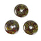 Natural Dragon Blood Jasper Donut Circle Pendant Size 40mm 50mm Sold Per Piece