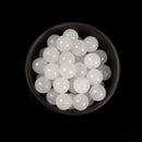 Natural White Jade Smooth Round Beads 4mm 6mm 8mm 10mm 12mm 15.5" Strand