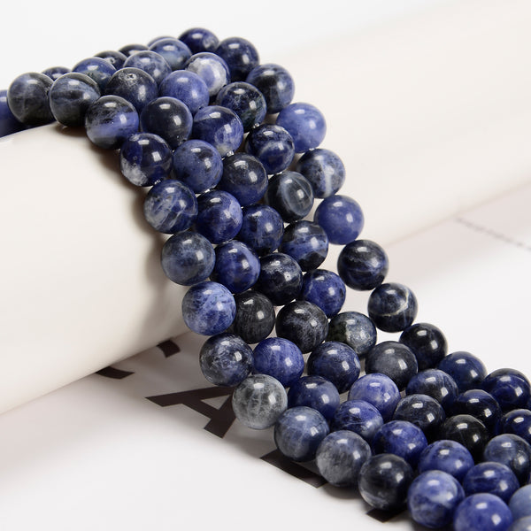 Handmade Gemstone Blue Magnesite Turquoise Stretch Bracelet Blue Magnesite  Turquoise Round Beads 4mm 6mm 8mm 10mm 12mm 7.5 Healing Bangle Gemstone