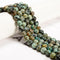 African Turquoise Smooth Round Beads 4mm 6mm 8mm 10mm 12mm 15.5" Strand