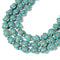 Blue or White Howlite Turquoise Turtle Beads 15x18mm 15.5" Strand
