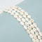 White Turquoise Flat Oval Beads Size 8x12mm 15.5" Strand