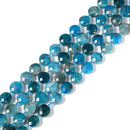 Natural Apatite Faceted Coin Beads Size 10mm 15.5'' Strand
