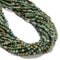 African Turquoise Faceted Round Beads 2mm 3mm 4mm 5mm 15.5" Strand