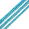 Blue Turquoise Faceted Round Beads 2mm 3mm 4mm 15.5" Strand