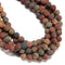 Red Creek Jasper Matte Round Beads Size 4mm 6mm 8mm 10mm 12mm 15.5" Strand