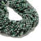 Natural Genuine Emerald Faceted Round Beads Size 5mm 15.5'' Strand