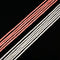 Pink / White Bamboo Coral Round Tube Beads 2x6mm 15.5" Strand