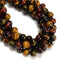 Multi-Color Tiger's Eye Smooth Round Beads 14mm 16mm 15.5" Strand