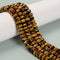 Yellow Tiger Eye Faceted Rondelle Beads 5x8mm 15.5" Strand