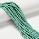 Light Green Turquoise Heishi Disc Beads Size 2x4mm 15.5'' Strand