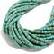Light Green Turquoise Heishi Disc Beads Size 2x4mm 15.5'' Strand
