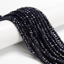 Blue Sandstone Faceted Cube Beads Size 4mm 15.5'' Strand