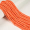 Orange Bamboo Coral Smooth Round Beads Size 4mm 15.5" Strand