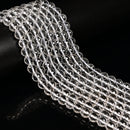 Clear Quartz Faceted Round Beads 3mm 4mm 6mm 8mm 10mm 12mm 14mm 15.5" Strand