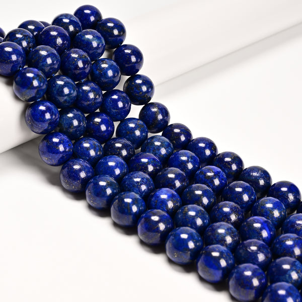 Lapis Lazuli Smooth Round Beads 14mm 16mm 18mm 20mm 15.5" Strand