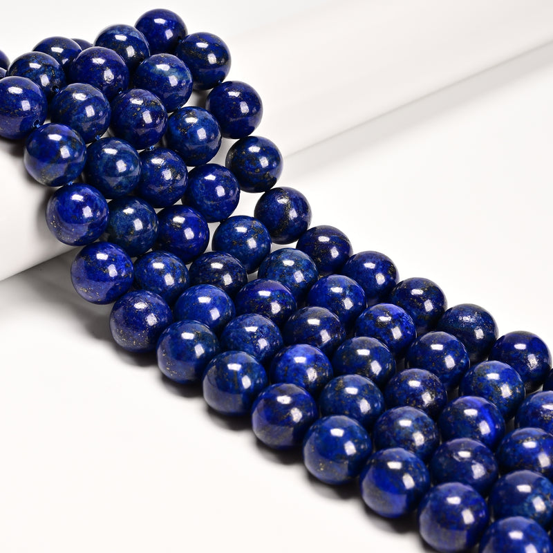Lapis Lazuli Smooth Round Beads 14mm 16mm 18mm 20mm 15.5" Strand