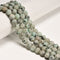 Sesame Kiwi Jasper Matte Round Beads 4mm 6mm 8mm 10mm 12mm 15.5" Strand