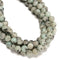 Sesame Kiwi Jasper Matte Round Beads 4mm 6mm 8mm 10mm 12mm 15.5" Strand