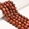 Sand Goldstone Faceted Round Beads 6mm 8mm 10mm 15.5" Strand