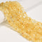 Natural Citrine Irregular Pebble Nugget Chips Beads Size 7-8mm 34" Strand