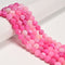 Pink Fire Agate Crackled Matte Round Beads 4mm 6mm 8mm 10mm 12mm 15.5" Strand